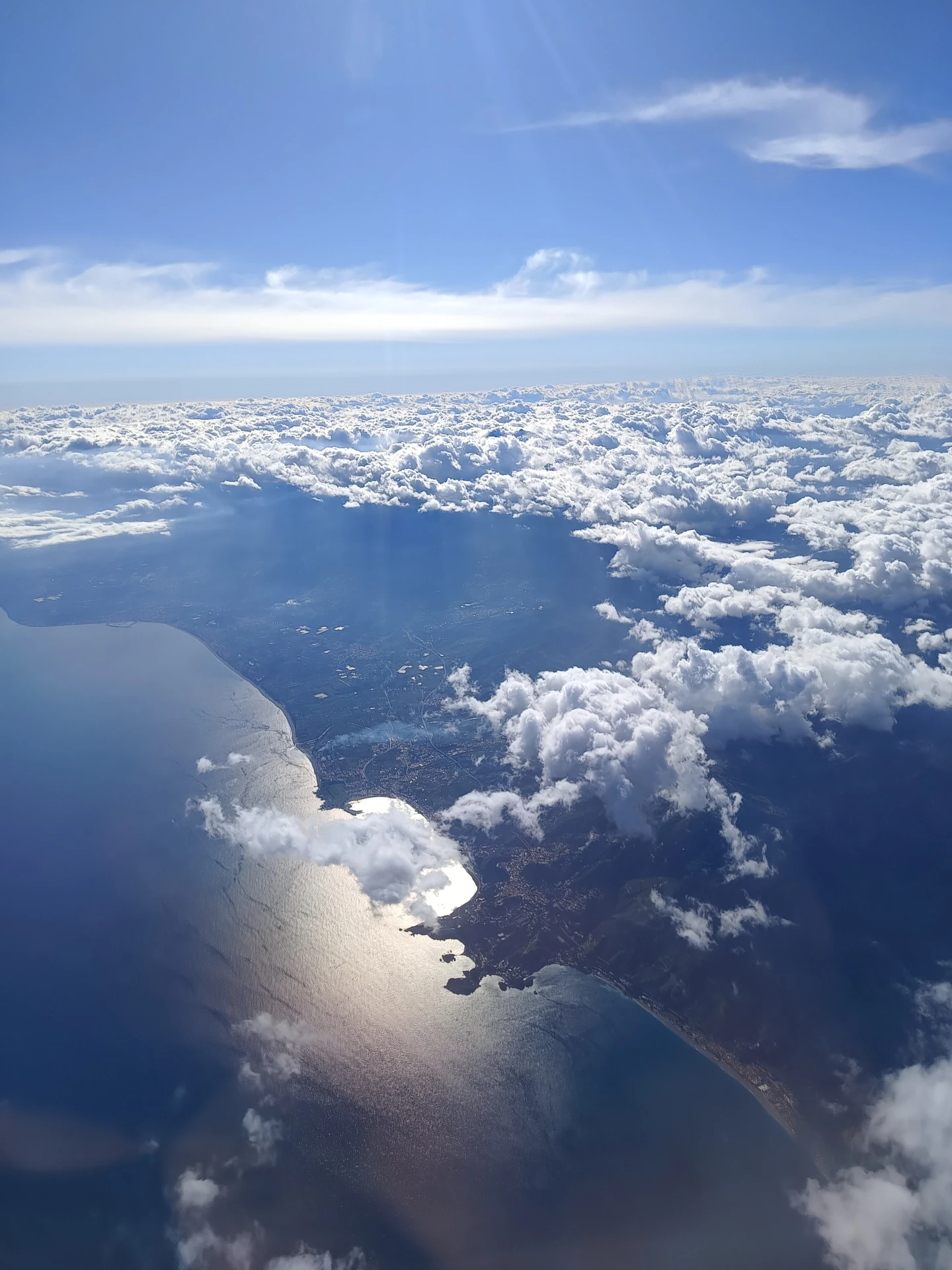 above Sicily